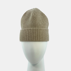 N33 Ribbed Beanie Hat NTHIRTYTHREE, Made in Italy, Made from recycled wool, sustainable, organic, cozy, warm, comfortable, knitted hat, bonnet, Mütze, Strickmütze, Wintermütze modern, Designer, Premium, Luxus Mütze, Hut, Handmade, Artisan-made beanie knitted hat