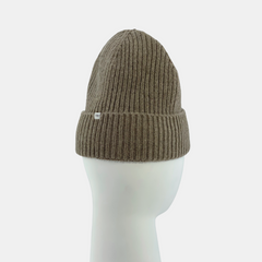 N33 Ribbed Beanie Hat NTHIRTYTHREE, Made in Italy, Made from recycled wool, sustainable, organic, cozy, warm, comfortable, knitted hat, bonnet, Mütze, Strickmütze, Wintermütze modern, Designer, Premium, Luxus Mütze, Hut, Handmade, Artisan-made beanie knitted hat