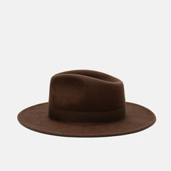 NTHIRTYTHREE - N33 - Fedora Felt Hat - Signature Mocha - handmade in Europe