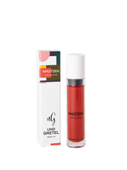 UND GRETEL Lipgloss, 100% natürlich, frei von Tieren, Klimaneutral, BDIH-Standard, hochgradig pigmentiert, Rot mit matter, hoher, deckender Pigmentierung, fair, nachhaltig