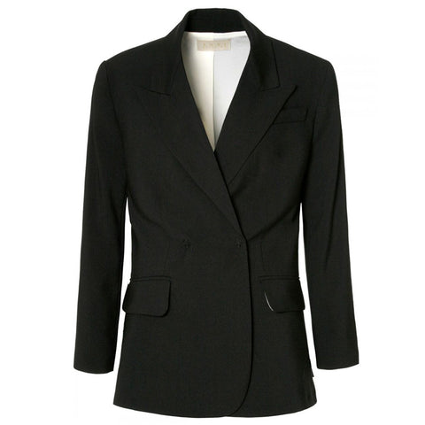 AGGI - Schwarzer Blazer, Frauen, fair, nachhaltig, umweltfreundlich, handgefertigt, ökologisch 