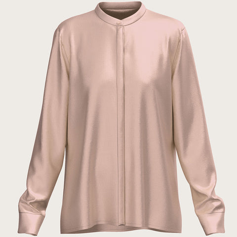 LA BANDE BERLIN Seiden Bluse, Rosa, Damenbluse, Nachhaltig, Fair trade