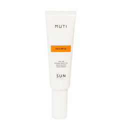 MUTI SPF50 Gesichtssonnencreme, Lichtschutzfaktor, Gesichtscreme mit SPF50, Sonnenschutz, Clean Beauty, Nachhaltige Beauty-Produkte, Hautpflege, Vegane Hauptpflege, Vegan skincare, Fair trade, Made in Europe - - SHOP NOW - the wearness online-shop - ETHICAL & SUSTAINABLE FASHION AND BEAUTY