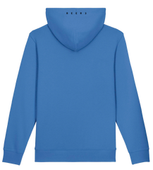 REER3 Blauer Unisex Hoodie, Kapuzenpullover, Sweater, Damen, Herren, Sustainable Unisex Fashion, Fair trade clothing, Eco-friendly, Fair, Made in Europe, Organic cotton, Recycled, Vegan, Female Empowerment, Homewear, Streetwear - Shop now - the wearness online shop - ETHICAL LUXURY FASHION