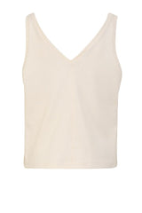 HELLO BEN Elegantes Tank-Top mit V-Ausschnitt für Damen in beige, Leichtes Tanktop aus Bio-Baumwolle, Nachhaltige Oberteile, Sommertops, Damentops, Spagettitops, Sustainable and Ethical Luxury Fashion, Eco-friendly, Fair trade, Handmade, Handcrafted, Made in Europe, Organic, Vegan - Shop now - the wearness online-shop - Sustainable Marketplace 