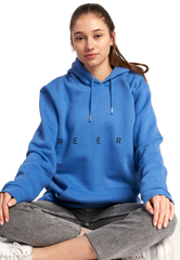 REER3 Blauer Unisex Hoodie, Kapuzenpullover, Sweater, Damen, Herren, Sustainable Unisex Fashion, Fair trade clothing, Eco-friendly, Fair, Made in Europe, Organic cotton, Recycled, Vegan, Female Empowerment, Homewear, Streetwear - Shop now - the wearness online shop - ETHICAL LUXURY FASHION