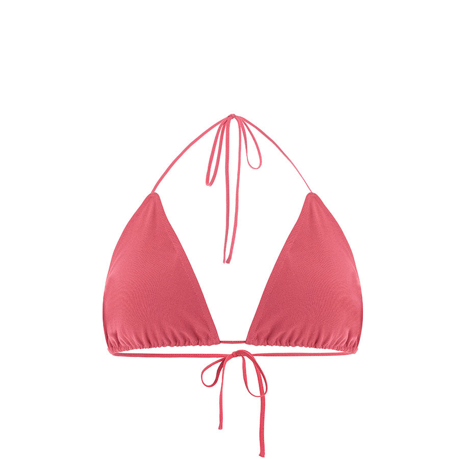 CASA NATA Bikini Top, Rosa, Triangle Bikini, Bademode, Standmode, Damenmode, Handmade, Handcrafted, Fair trade, Fair fashion, Made in Europe, Sustainable fashion, Nachhaltig, Nachhaltige Mode, Fair fashion, Ethical fashion - SHOP NOW - the wearness online-shop - ETHICAL & SUSTAINABLE FASHION