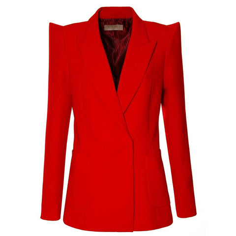 AGGI - futuristischer Blazer, rot, Frauen, fair, nachhaltig, ökologisch