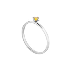 18CT SOLITAIRE GOLD RING 