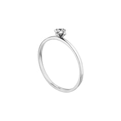 18CT SOLITAIRE GOLD RING 