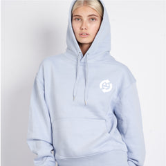 REER3 Unisex Hoodie, Hellblau, Kapuzenpullover, Pullover, Sweater, Unisex Mode, Recycled, Organic cotton, Vegan, Female Empowerment, Eco-friendly, Fair trade, Fair fashion, Ethical fashion, Green fashion - shop now - the wearness online-shop - ETHICAL LUXURY FASHION