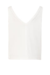 HELLO BEN Elegantes Tanktop aus Bio-Baumwolle für Damen in Off-white, Weißes Damentop, Tanktop, Leichtes Sommeroberteil, Sustainable and Ethical Luxury Fashion, Eco-friendly, Fair trade, Handmade, Handcrafted, Made in Europe, Organic, Vegan - Shop now - the wearness online-shop - Sustainable Marketplace 