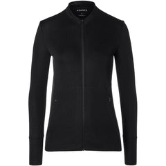 AEANCE leichte Merino Jacke, dunkelblaue Jacke aus Merino Wolle für Damen, innovative Merino Jacke für Damen, Jersey Jacke in schwarz für Damen, nachhaltige Basics, fair hergestellte Wolljacken Damen, faire Sportmode Damen, nachhaltige hochwertige Mode, made in Europe, fair, female empowerment, ecofriendly, shop now- the wearness online-shop