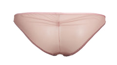 SIMONE RICKER Schmales Tüllhöschen für Damen in Rosenholz, Untehosen, Panties, Damenwäsche, Lingerie, Nachhaltige Unterwäsche, Fair trade, Handcrafted, Wäsche, Sustainable Underwear - Shop now - the wearness online-shop - ETHICAL LUXURY FASHION