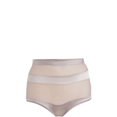 SIMONE RICKER High-waisted Seidenslip für Damen in Blush, Seidenunterwäsche, Untehosen, Panties, Damenwäsche, Lingerie, Nachhaltige Unterwäsche, Fair trade, Handcrafted, Wäsche, Sustainable Underwear - Shop now - the wearness online-shop - ETHICAL LUXURY FASHION